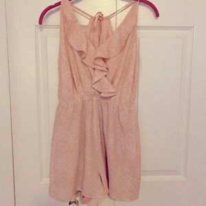 Pink Ruffle Romper
